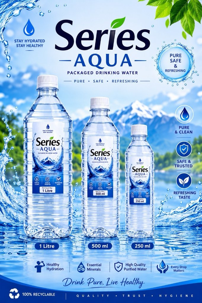 Series Aqua Banner Poster